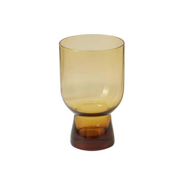 Salud Tall Glass Amber