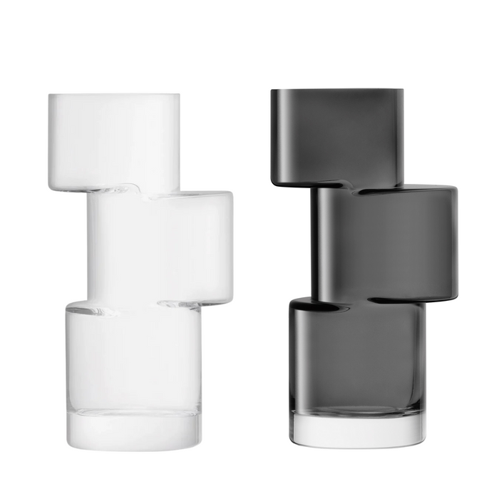 Tiered Vase Medium, 10.25"H, 2 Colours