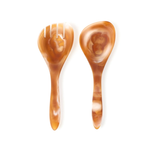 Laney Serving Set - Amber Swirled