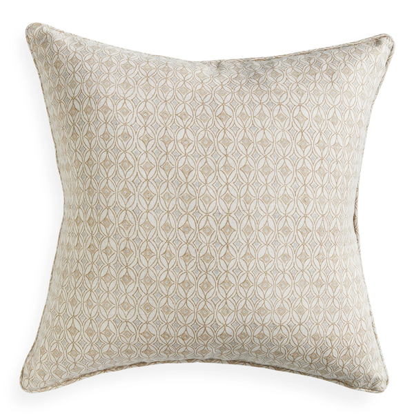 Condesa Elm Linen Cushion, 22" x 22"