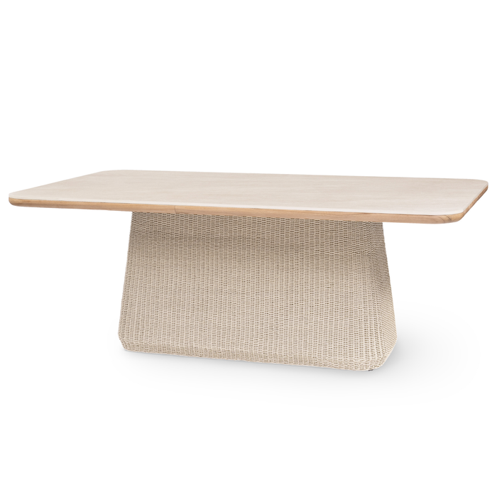 Indoor/Outdoor Presidio Dining Table - Natural, 80"
