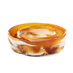 Beatrix Serving Bowls - Amber Swirled, 2 Sizes