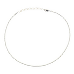 2MM Signature Beaded Necklace, Gold and Silver