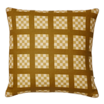 Lattice Wheat Pillow, 24" x 24"