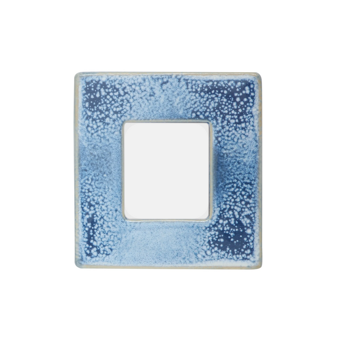 Blue Glazed Photo Frame