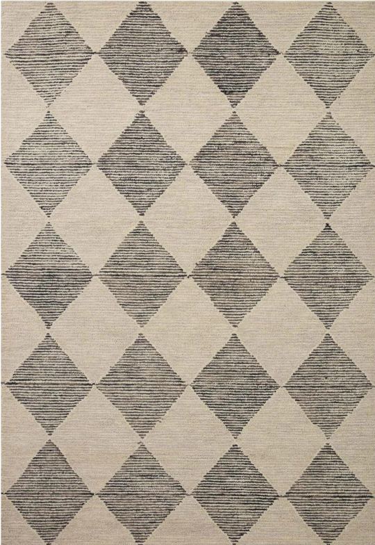 Francis- 01, CJ Beige / Charcoal, Chris Loves Julia x Loloi