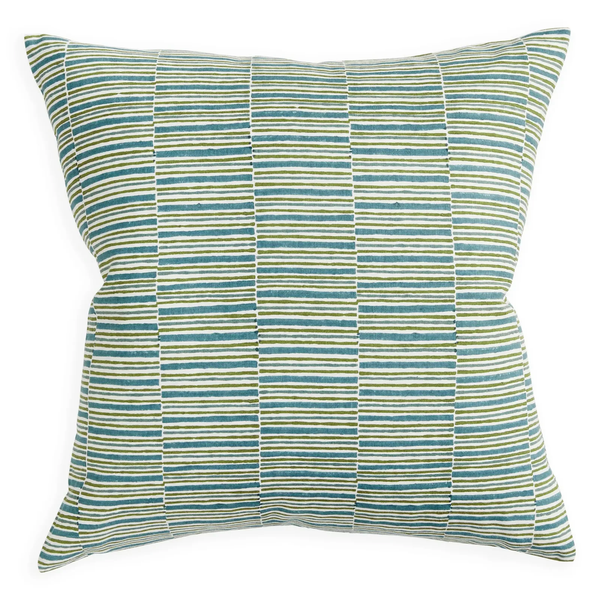 Portofino Lagoon Linen Cushion, 20" x 20"