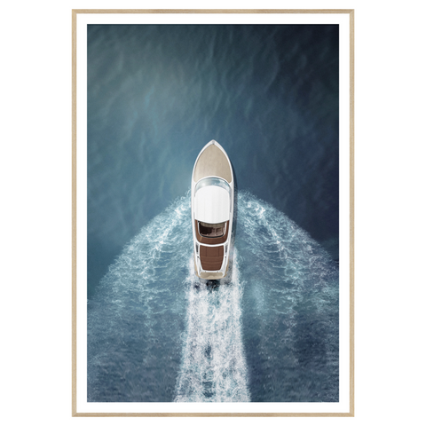 Speed Boat, 27" × 39"