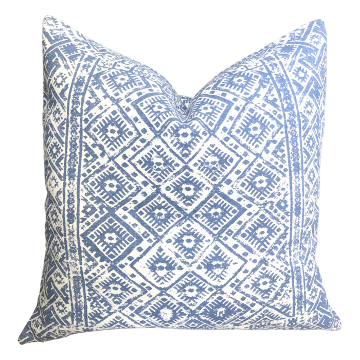 Labyrinth Light - French Blue, 24" x 24"