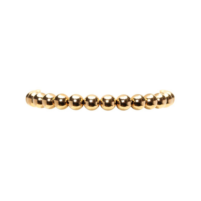 6MM Signature Bracelet, Gold