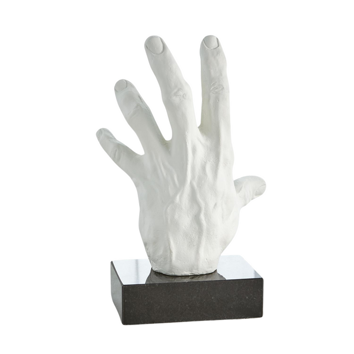 Hand Open, Matte White