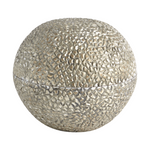 Horse Apple Box, Antique Silver, Large