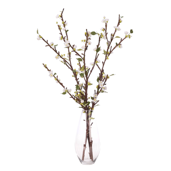 Prunus Branch, Faux, Drop In, 36"H