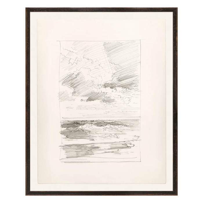Folio Study - Sea II, C. 1878, 21.25" × 26.25"