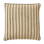 Filigree Stripe Pillow Cover - Dark Olive, 20" x 20"
