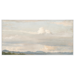 Cloud Study with Distant Mountains, 44.5" x 21.5"