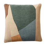 Mosaic Crewel Pillow Cover - Aegean, 20" x 20"