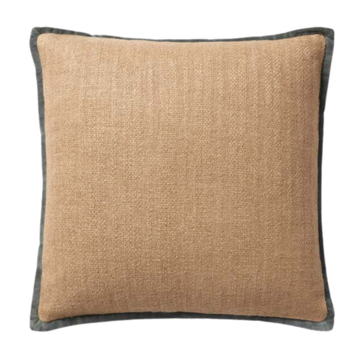 Aveline Pal0034 Natural / Blue 18'' x 18'', Amber Lewis × Loloi
