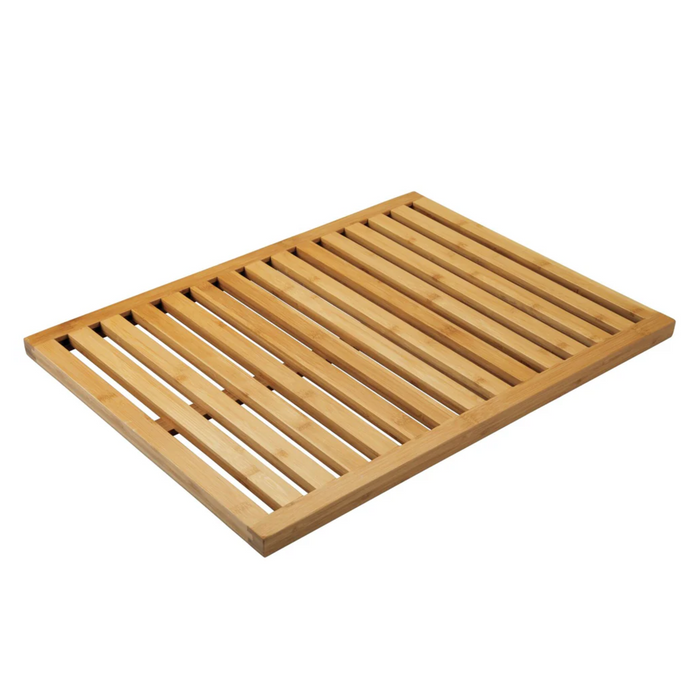 Formbu Bamboo Bath Mat, 15.5"D x 23.5"W
