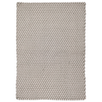 Two-Tone Rope Handwoven Indoor/Outdoor Rug, Platinum/Ivory