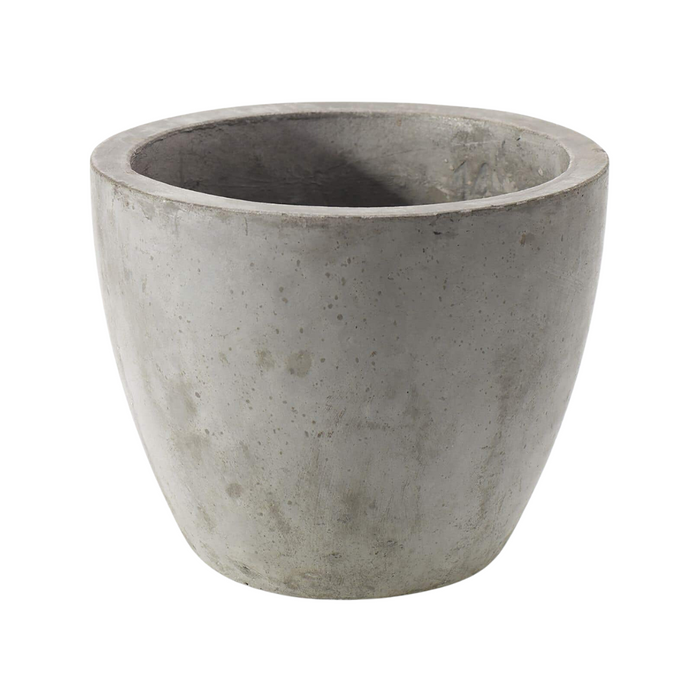 Newport Pot 7.8"x 7" Grey