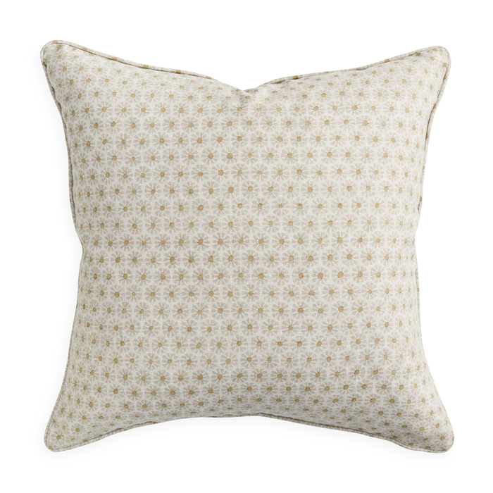 Etoile Elm Linen Cushion, 20" x 20"
