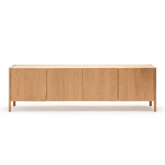 Nell Credenza, Light Oak, 86.6"W X 17.7"D x 25.6"H