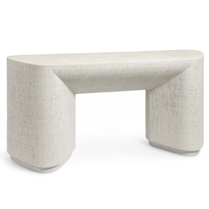 Holland Outdoor Console Table, White, 64"W x 18"D