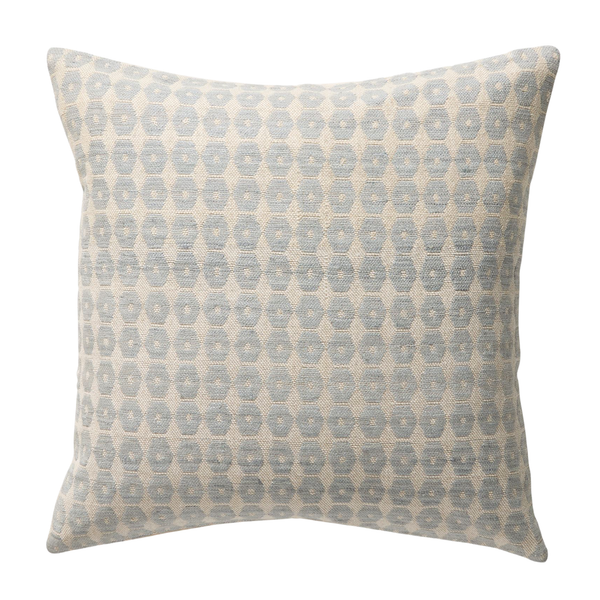 Honeycomb Silk Pillow Cover - Arctic Blue, 20" x 20"