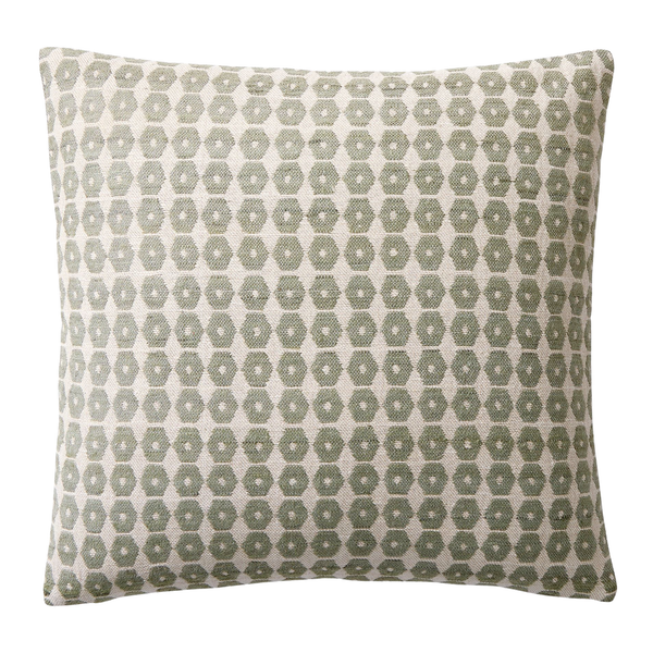 Honeycomb Silk Pillow Cover - Dark Olive, 20" x 20"