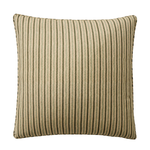 Twill Stripe Pillow Cover - Vetiver Green, 20" x 20"