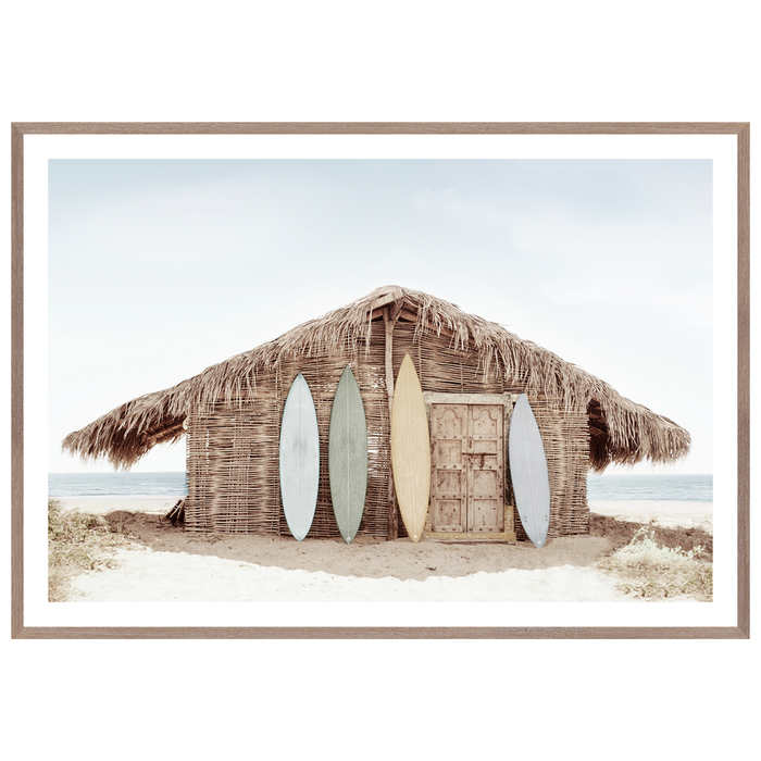 Beach Hut, 30" x 21"