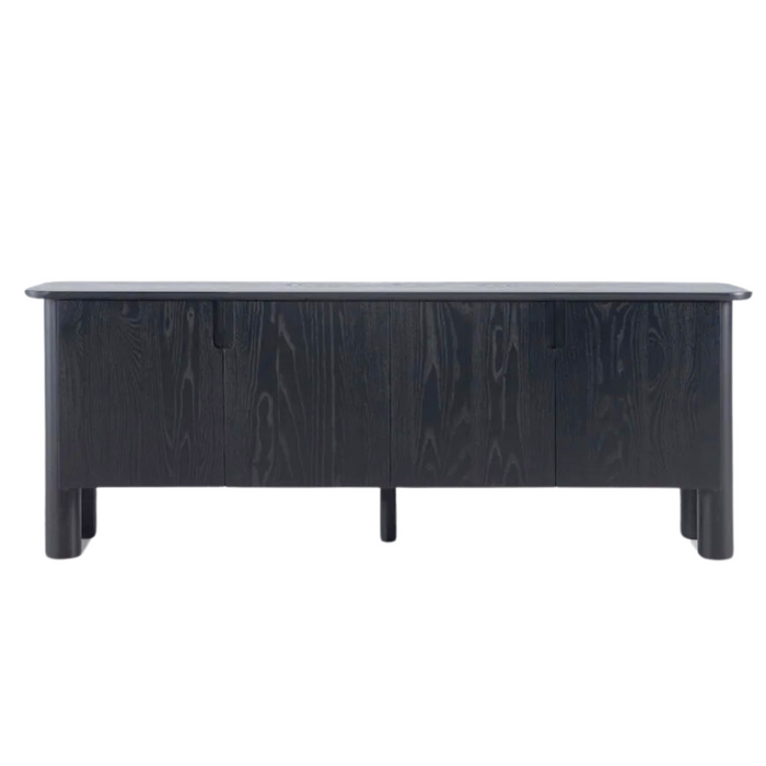 Arc 80" Media Cabinet, Black