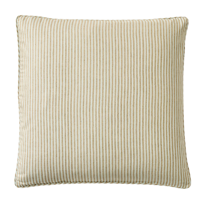Mini Stripe Pillow Cover - Olive, 24" x 24"