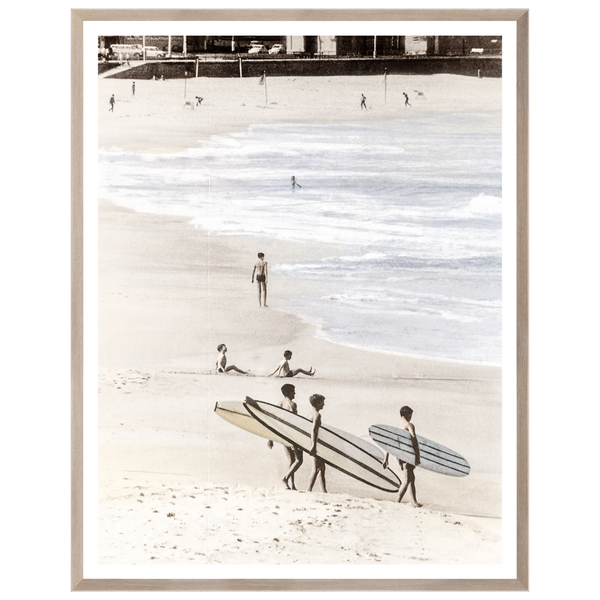 Surfing Trio, 29.5" x 37.5"