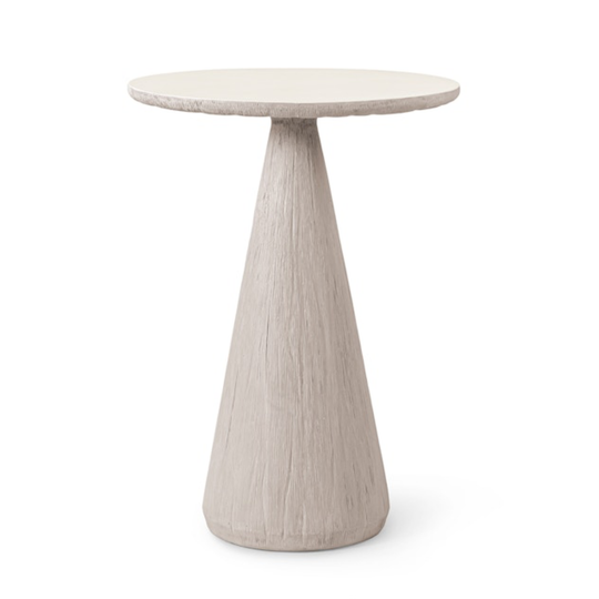 Sierra Outdoor Bar Table - Oak, 30" Dia x 42" H
