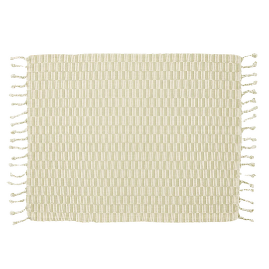 Panalito Placemat, Sage, Set of 4