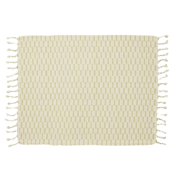 Panalito Placemat, Sage, Set of 4