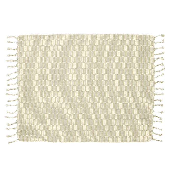 Panalito Placemat, Sage, Set of 4