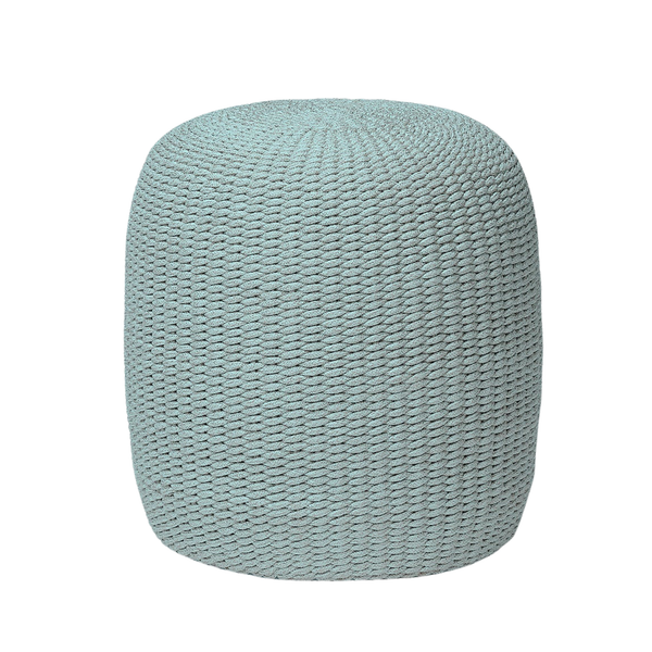Elias stool - Arctic Blue Performance Rope, 19" Dia