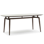 Enjoy Dining Table, 71" W x 35" D x 29.5" H, Bronze Aluminum