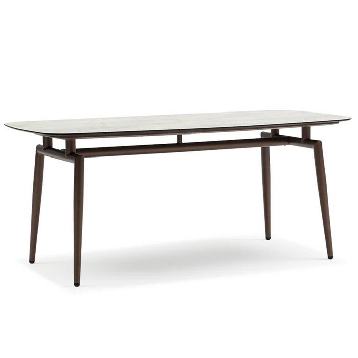 Enjoy Dining Table, 71" W x 35" D x 29.5" H, Bronze Aluminum