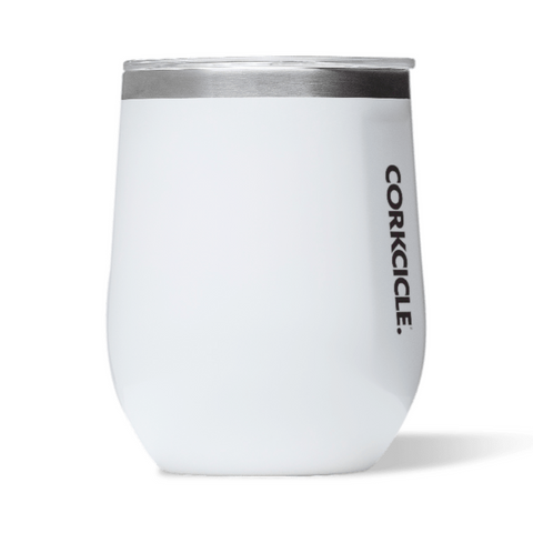 Stemless Wine Cup - 12oz Gloss White