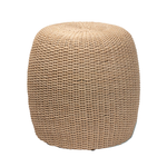Elias stool - Natural Twisted Faux Wicker, 19" Dia
