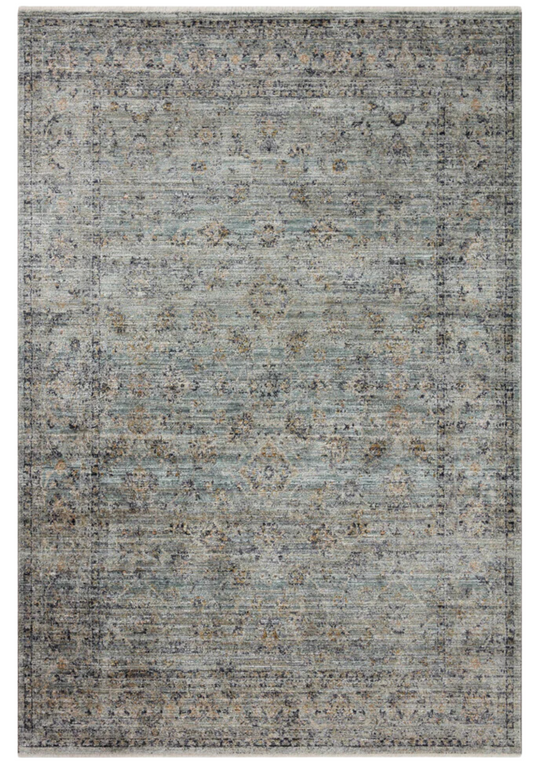 Katherine - 01 Ocean / Gold, Jean Stoffer x Loloi