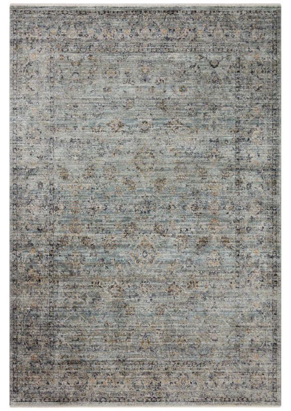 Katherine - 01 Ocean / Gold, Jean Stoffer x Loloi