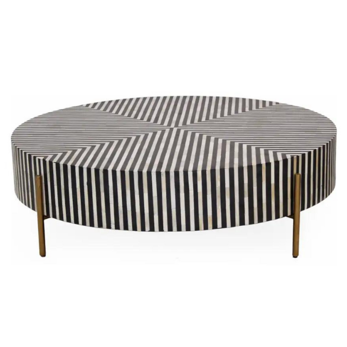 Chameau Medium Coffee Table, 42"W x 42"D x 12"H