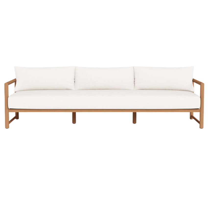 Breeze XL 3-Seat Sofa Teak, Canvas Natural