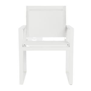 Hayman Dining Chair, Aluminum White