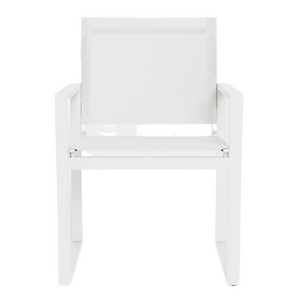 Hayman Dining Chair, Aluminum White